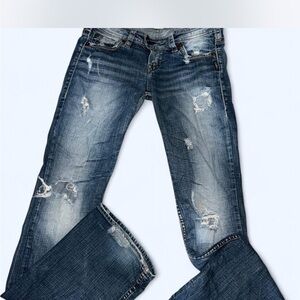 Silver Jeans Distressed Denim